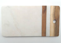 Taglieri di marmo rettangolari di pietra su misura di legno dell'acacia di Placemats