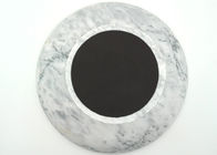 La ciotola di pietra grigia del servizio, presenta il marmo solido naturale della ciotola della pietra decorativa