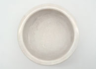 Decorazione di marmo bianca rotonda del regalo dell'articolo da cucina della ciotola per l'esterno del barattolo della spezia lucidato
