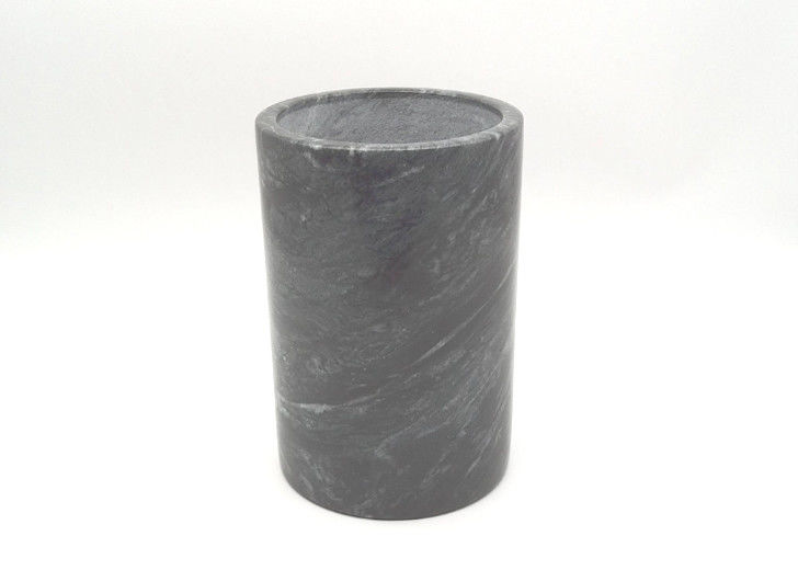 Secchio di marmo nero 7&quot; di immagazzinamento nel ghiaccio del vino dei contenitori di marmo naturali del refrigeratore