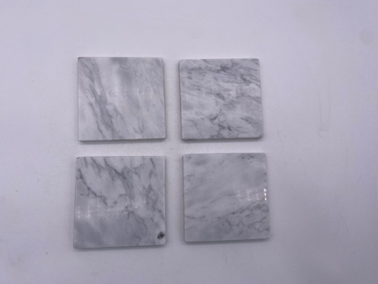 Resistente di umidità di marmo naturale isolato amichevole dei sottobicchieri normali della pietra di Eco